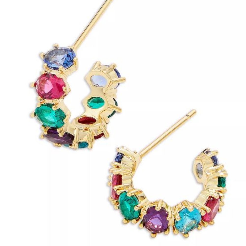 NWT Kendra Scott Cailin Huggie Hoop Earrings